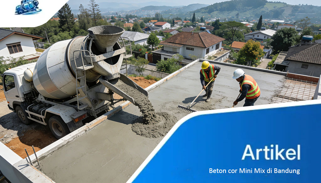 Beton cor Mini Mix di Bandung